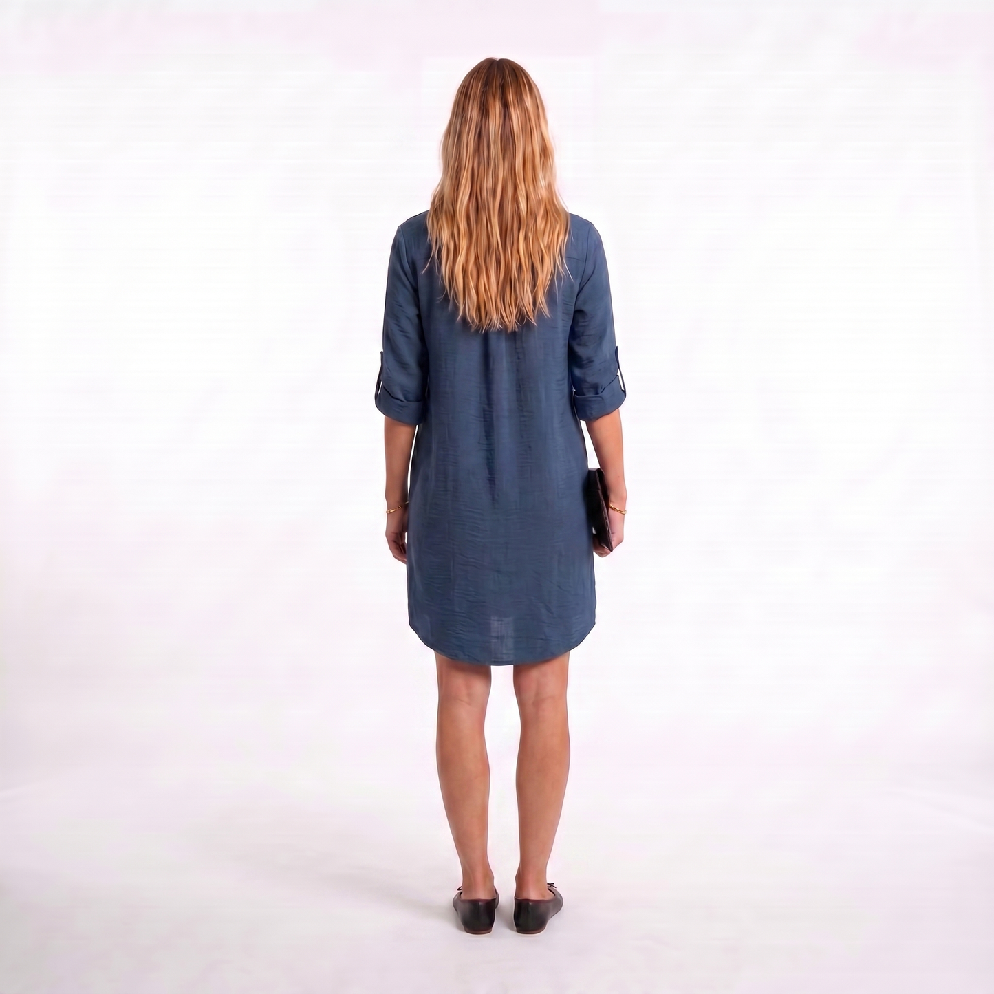 Malia | Texturiertes Sommerkleid mit Reißverschluss