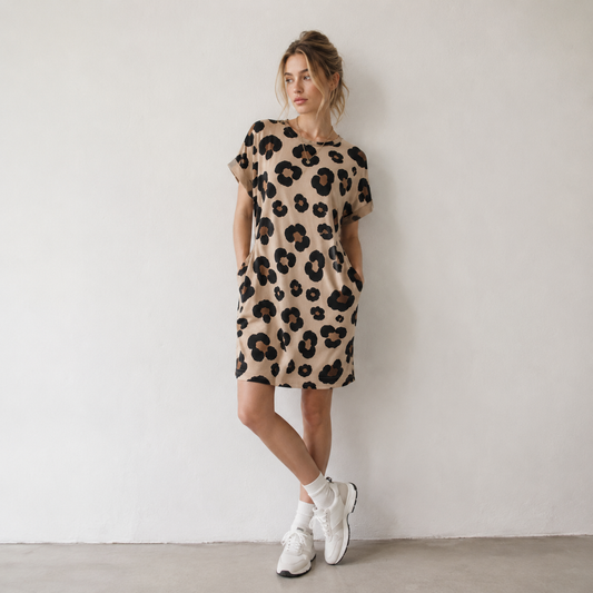 Leona | Elegantes Kleid mit Leopardenmuster