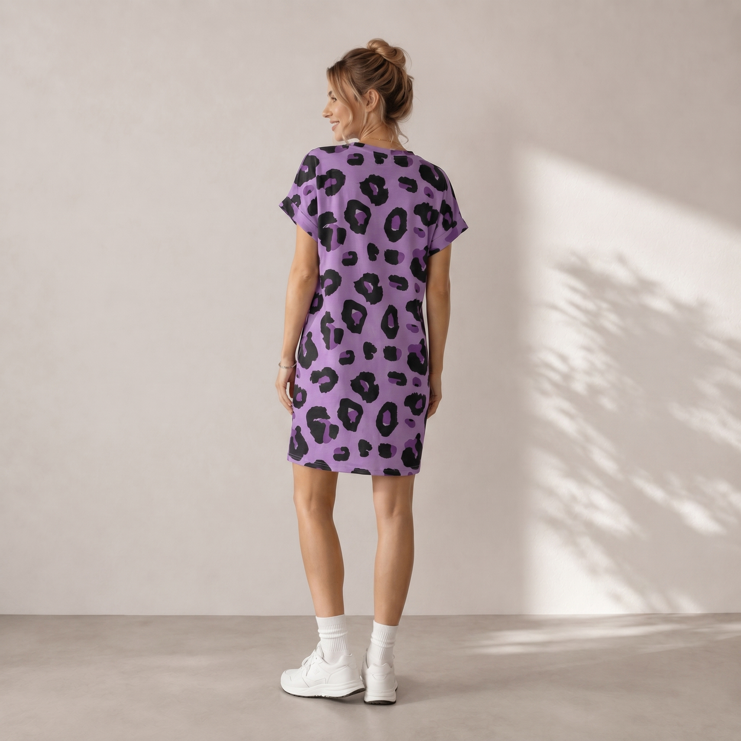Leona | Elegantes Kleid mit Leopardenmuster
