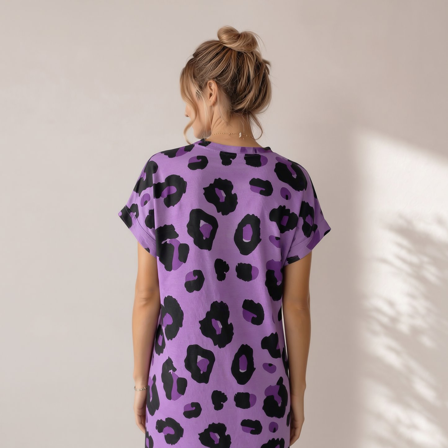 Leona | Elegantes Kleid mit Leopardenmuster