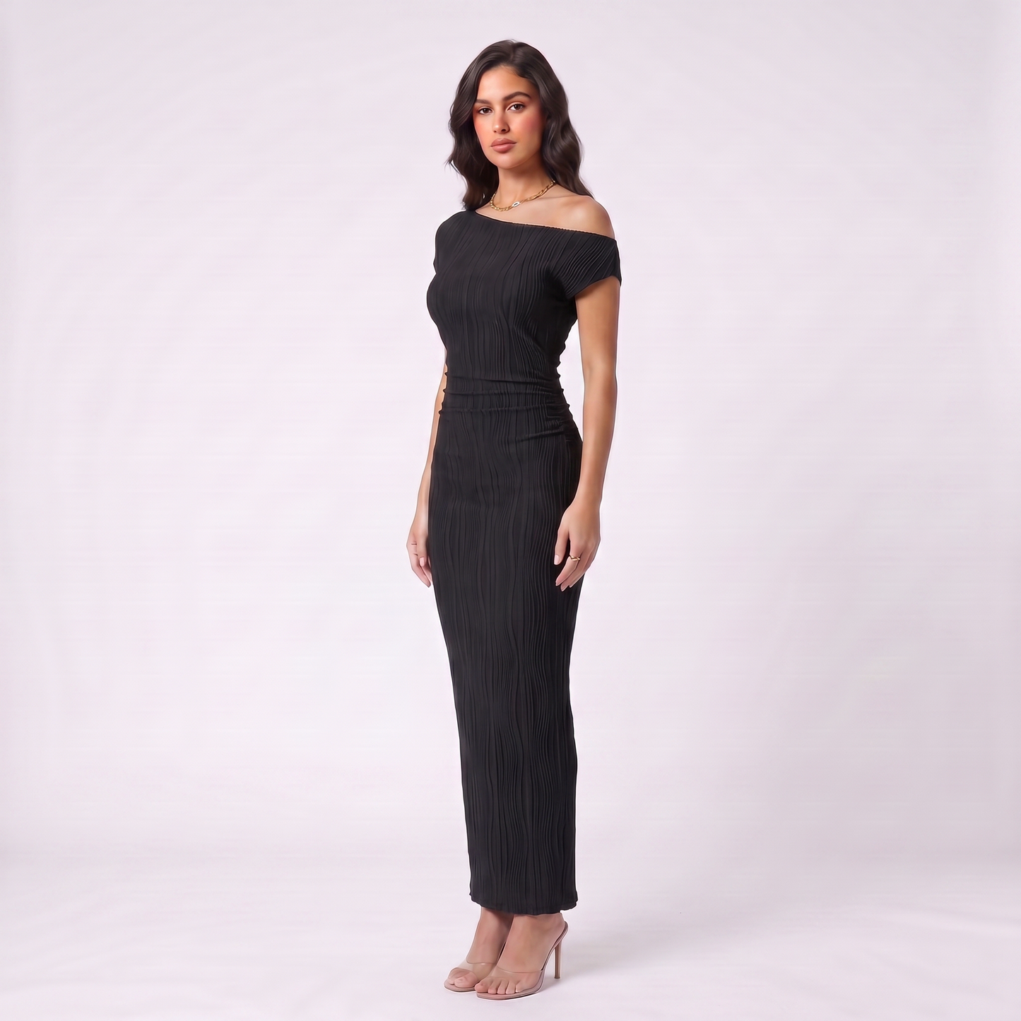 Aurelia | Elegantes schulterfreies Abendkleid
