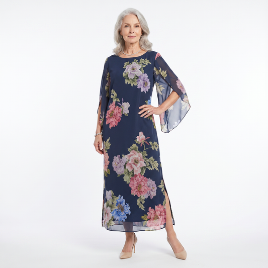 Josefine | Elegantes bedrucktes Sommerkleid