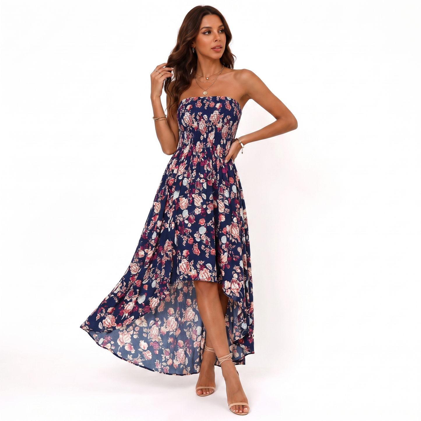 Luna | Ärmelloses Neckholder-Kleid