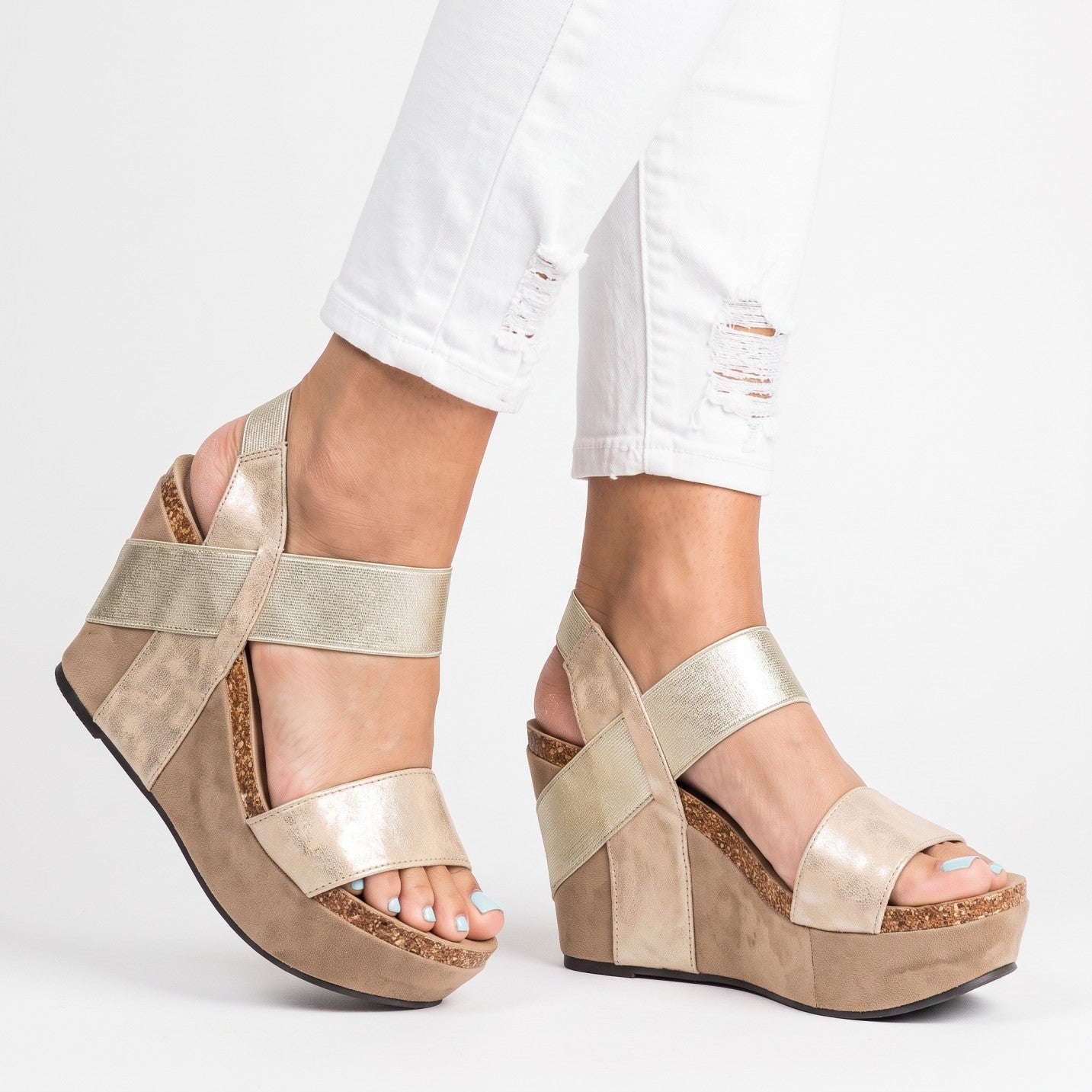Elsa™ Komfort-Keilsandalette