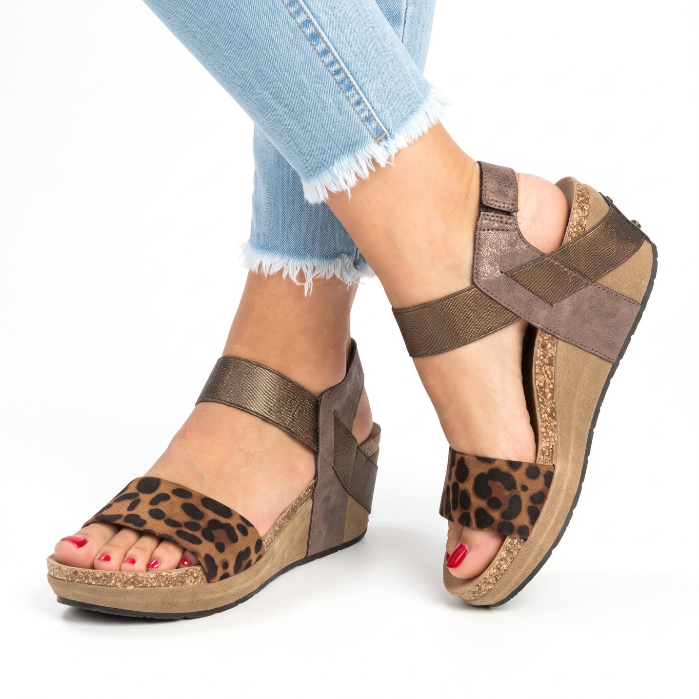 Elsa™ Komfort-Keilsandalette
